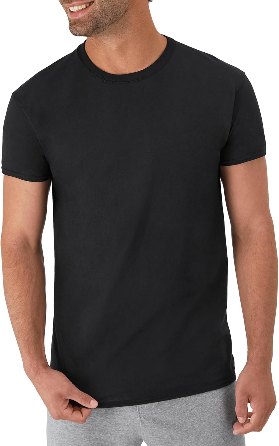 Men's Tagless  Crewneck T-Shirts, 6 Pack